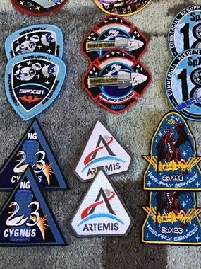 NASA = PATCHES .. PINS .. STICKERS = Various Designs